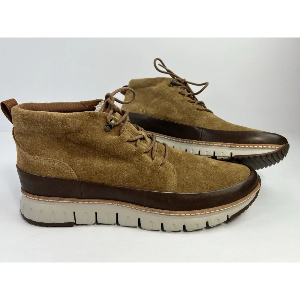 Cole Haan Grand Sport Rugged Chukka Boots Golden Honey Dove C31413 Mens 13 M NEW